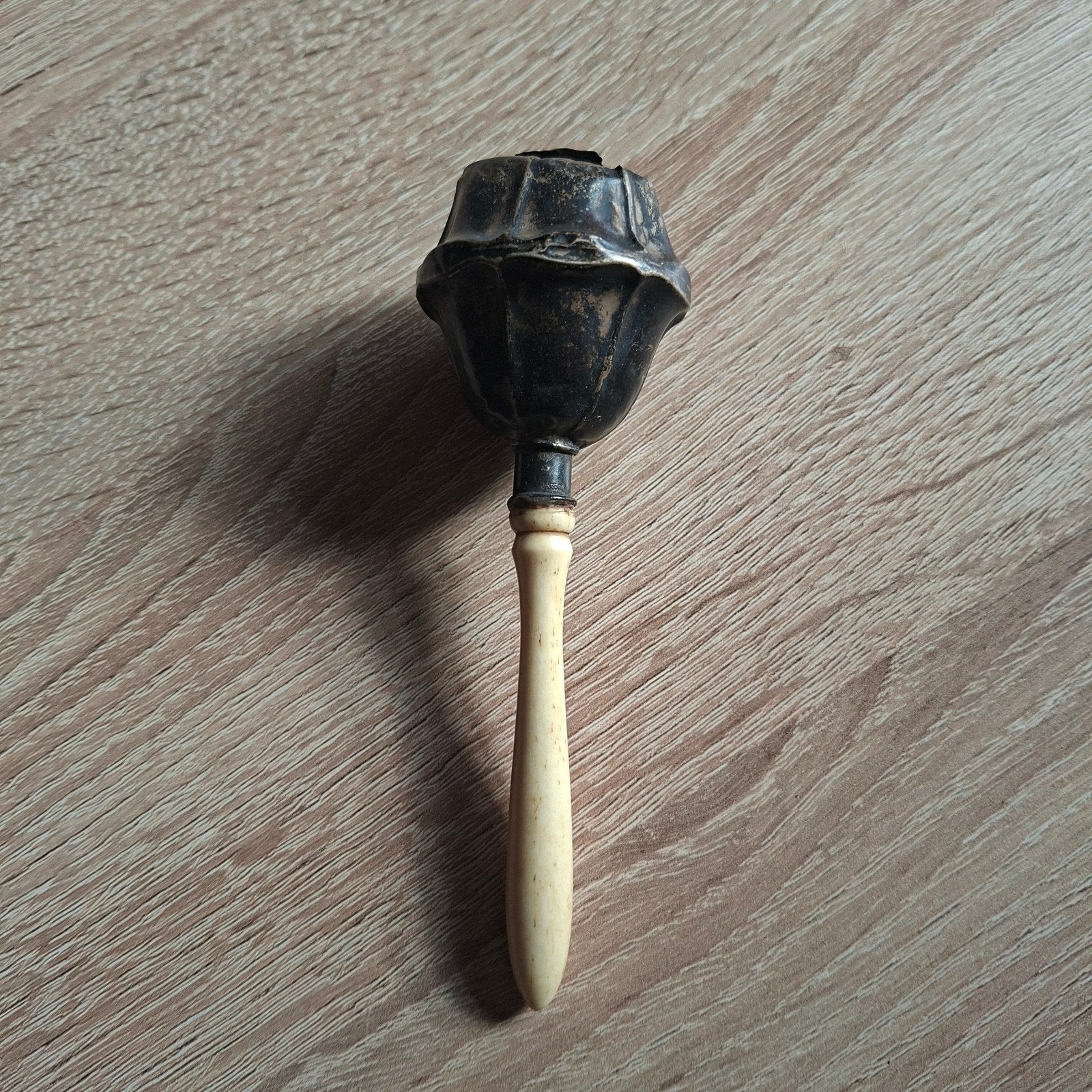 vintage rammelaar., Ophalen of Verzenden, Gebruikt