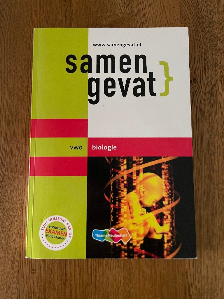 Samengevat VWO biologie, ThiemeMeulenhoff, Ophalen of Verzenden, Zo goed als nieuw, Beta