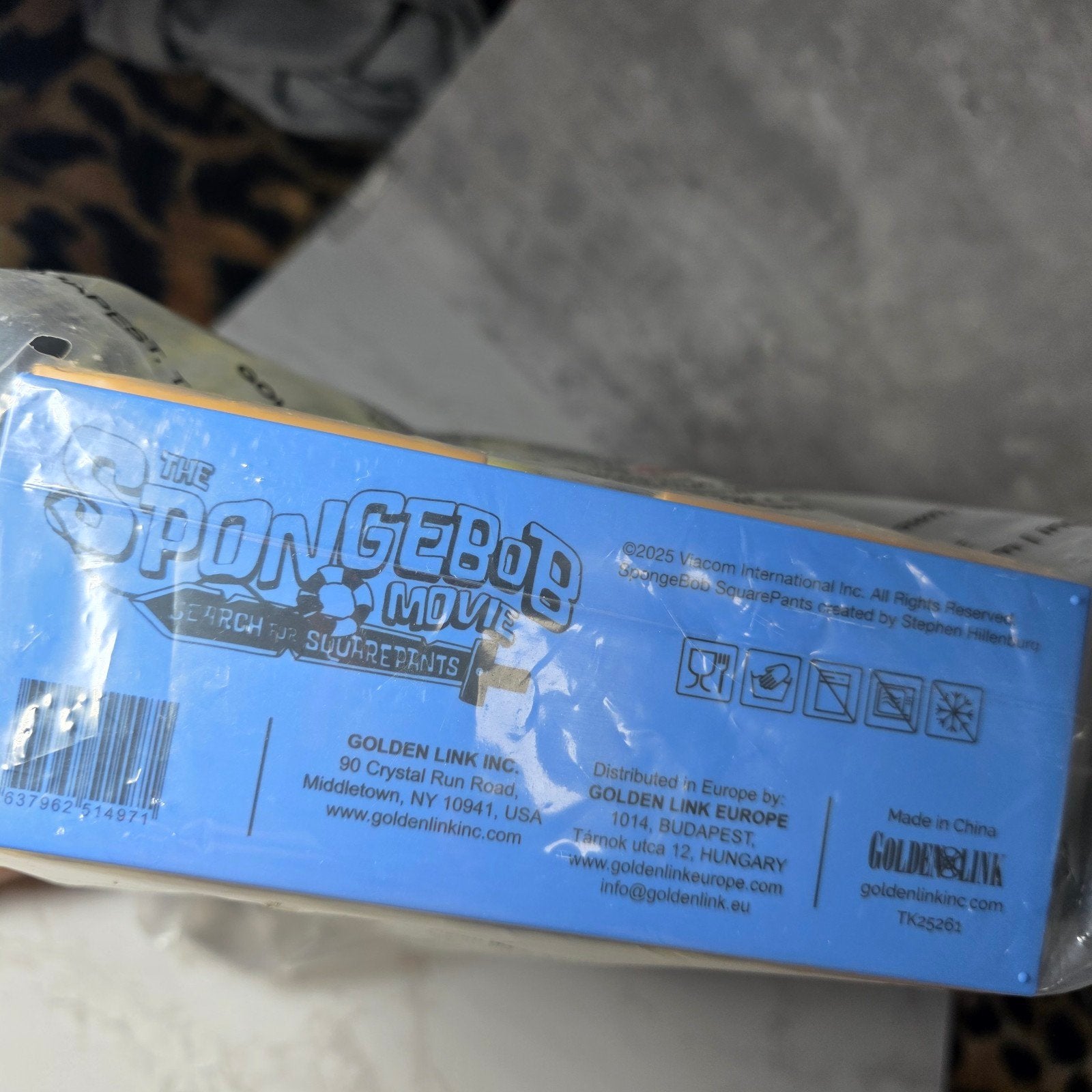 The SpongeBob Movie: Search For Squarepants Popcorn Bucket🍿, Ophalen of Verzenden, Nieuw