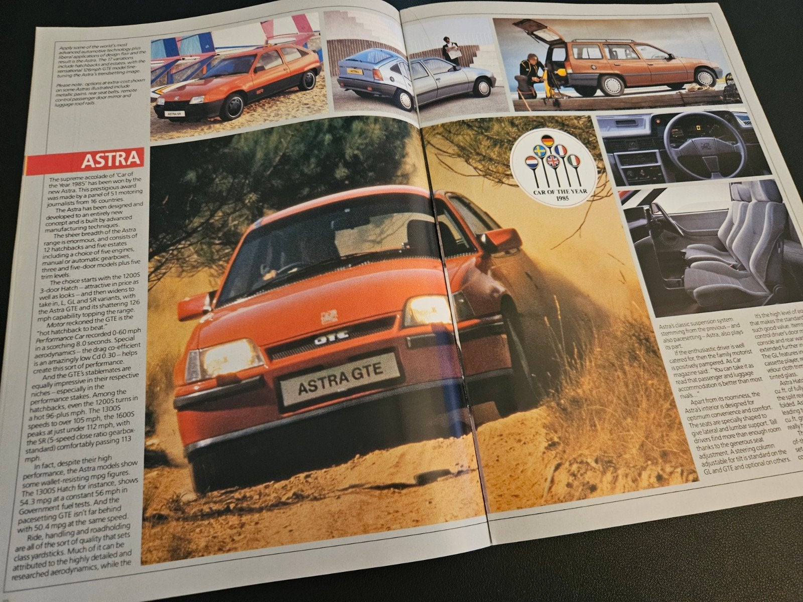 Brochure Vauxhall 1985, Ophalen of Verzenden, Zo goed als nieuw, Overige merken