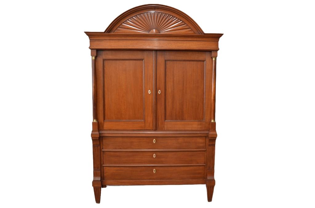 Klein Drents kabinet 226 cm hoog, Antiek en Kunst, Ophalen of Verzenden