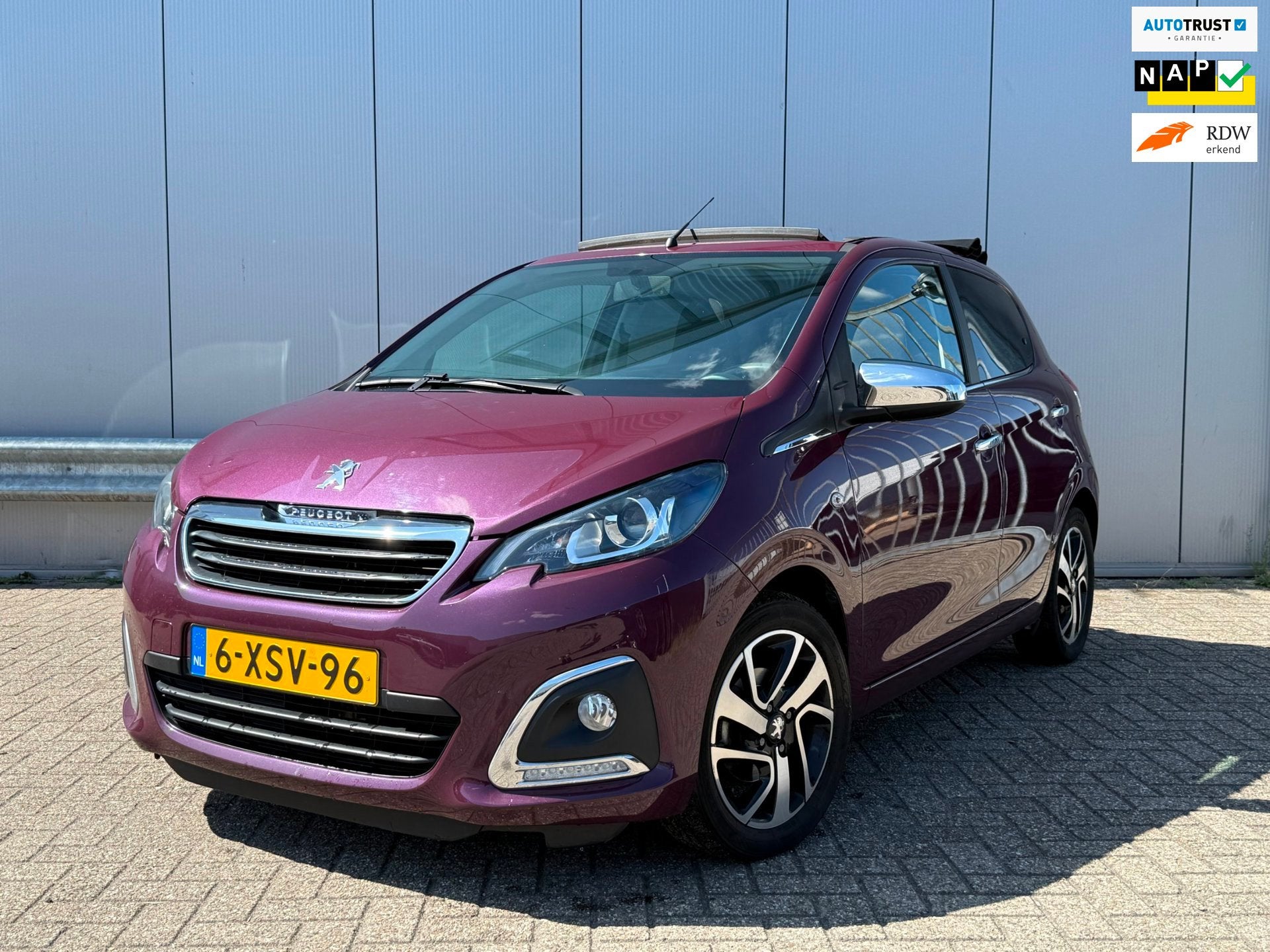 Peugeot 108 1.0 e-VTi Allure TOP! | Airco | Bluetooth | Lich, Auto's, Voorwielaandrijving, Euro 5, Stof, Gebruikt