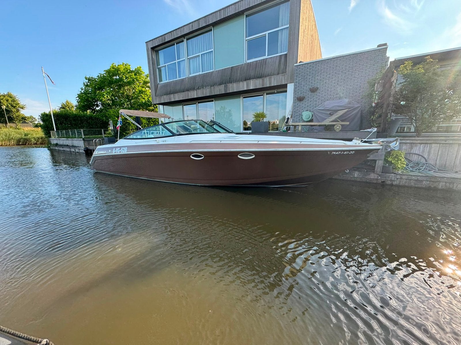 Formula 33 Sunsport Thunderbird, Watersport en Boten, Walstroom, Zo goed als nieuw, Polyester, Motorjacht