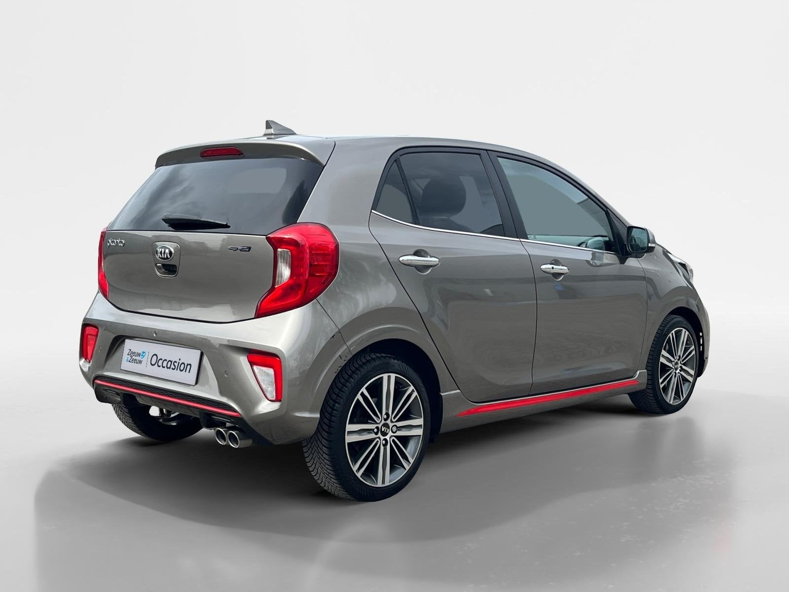 Kia Picanto 1.0 T-GDI GT-Line | 100 PK | Navigatie | Climate, Auto's, Kia, Voorwielaandrijving, 101 pk, Gebruikt, 920 kg