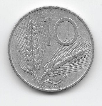 Italië 10 lire 1953 KM# 93, Verzenden, Italië, Losse munt