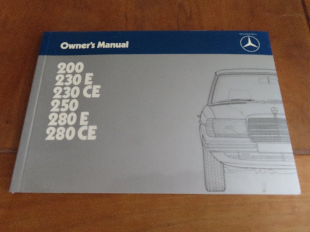 Nw instructieboek Mercedes 200 - 280 CE W123 1983 Engels, Ophalen of Verzenden