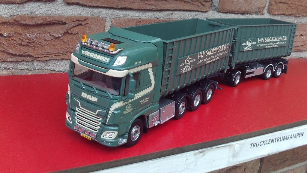 Tekno  Daf  XF  8 x 4  van  van  Groningen., Ophalen of Verzenden, Nieuw, Bus of Vrachtwagen, Tekno