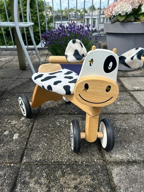 I'm Toy houten loopkoe / loopfiets – goede staat, Ophalen, Zo goed als nieuw, Duw- of Trekspeelgoed