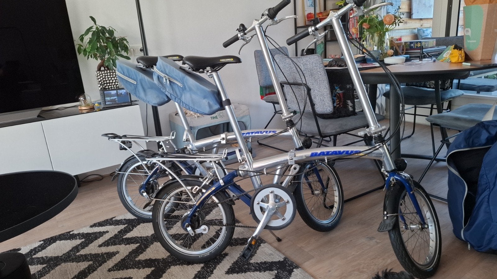 Batavus opvouwbare fietsen, aluminium, ideaal voor onderweg!, Fietsen en Brommers, Fietsen | Vouwfietsen, Ophalen of Verzenden