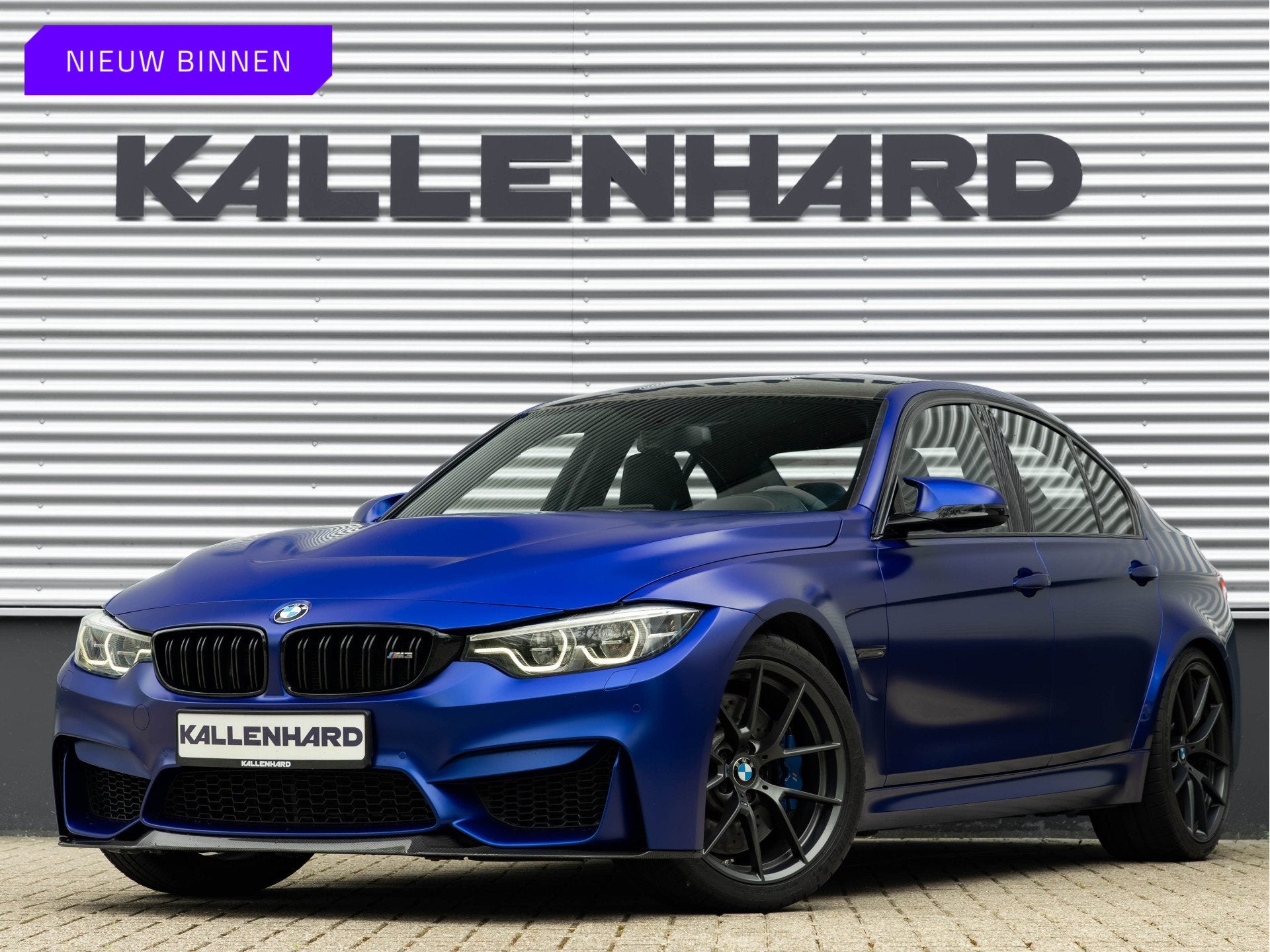 BMW 3 Serie M3 CS - Individual "Frozen Dark Blue II" - Manua, Achterwielaandrijving, Blauw, Leder, Verwarmde buitenspiegels