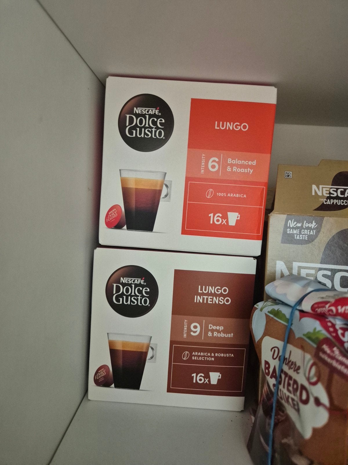Dolce gusto cups, Ophalen