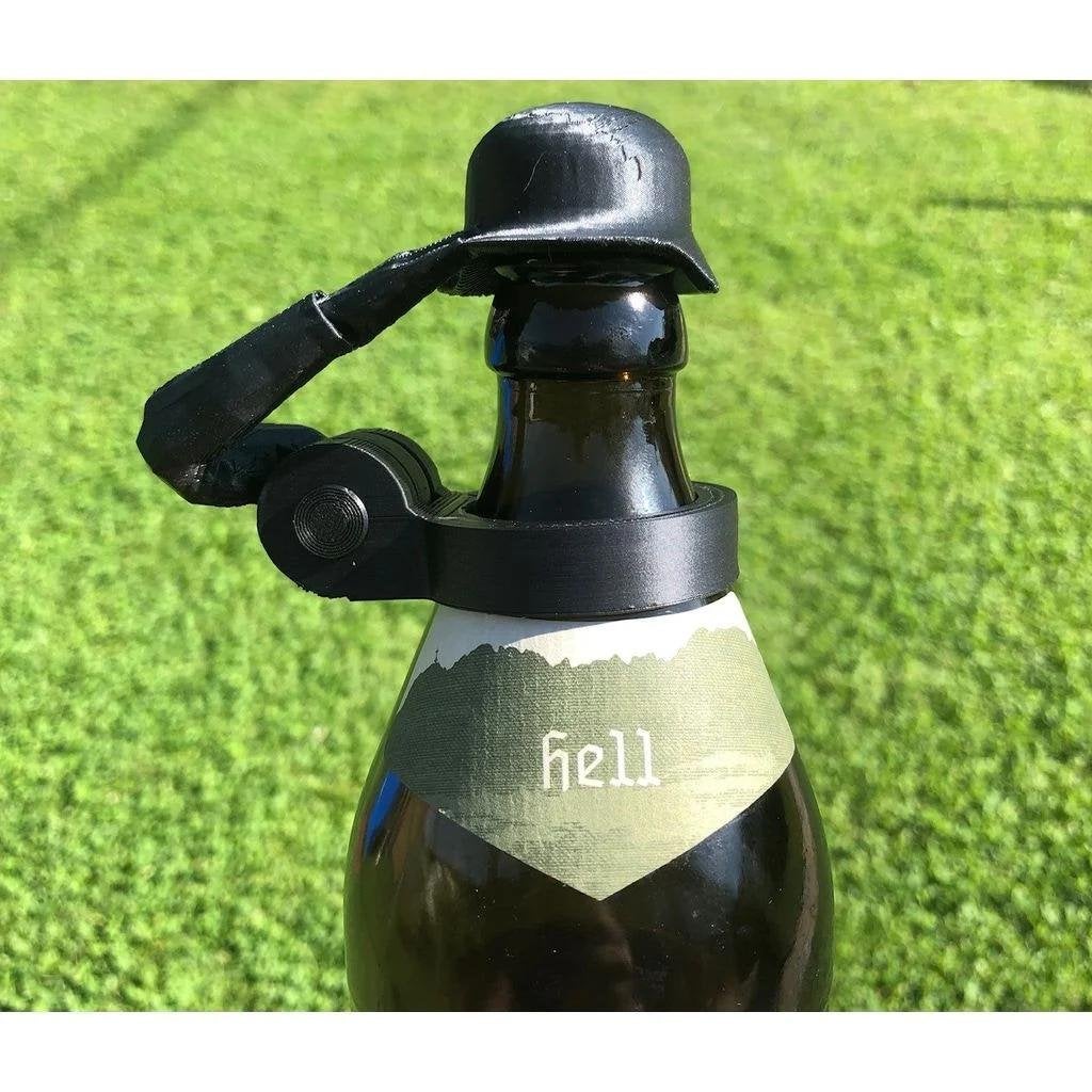 Bier flesjes helm, Ophalen of Verzenden, Nieuw, Pul(len), Overige merken