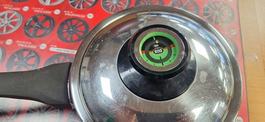 AMC Steelpan, Gebruikt, Met deksel, Ophalen of Verzenden, Rvs