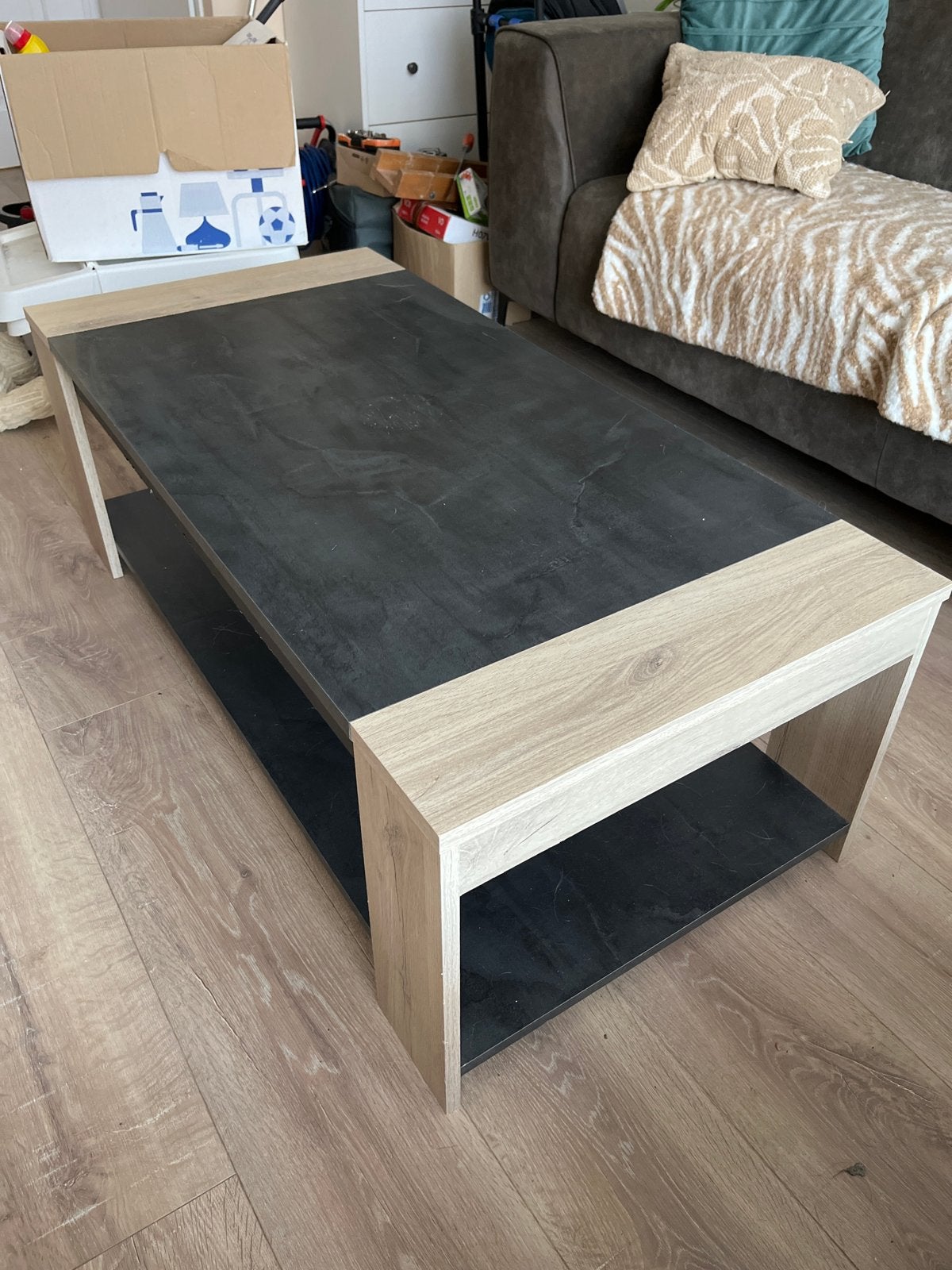 Complete meubelset: dressoir, eettafel, salontafel, tv-meube, Ophalen