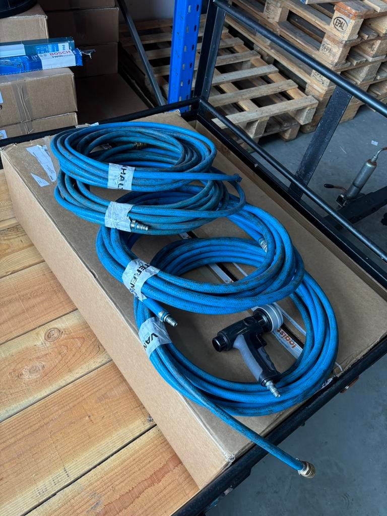 50x nieuwe Mattral stuwzakken 90x120 + vulpistool + slangen, Doe-het-zelf en Verbouw, Compressors, 100 liter of meer, Ophalen of Verzenden