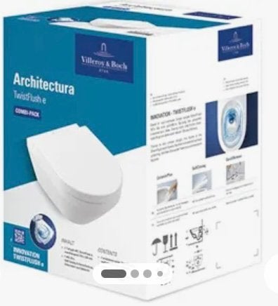 Villeroy&Boch Architectura Twisflush toiletsetjes nieuw, Ophalen of Verzenden, Nieuw