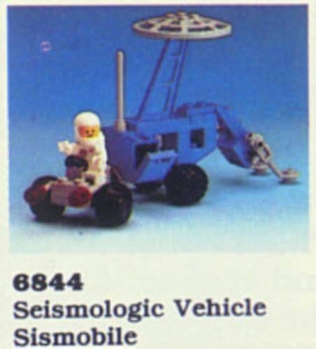 Lego Space Classic Space 6844 Seismologic Vehicle (Sismobile, Kinderen en Baby's, Speelgoed | Duplo en Lego, Gebruikt, Compleet