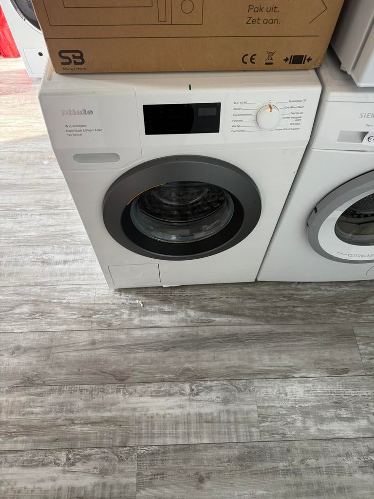 W1 Miele wasmachine   web 395 wps 125 edition 8kg model 2024, Minder dan 85 cm, 8 tot 10 kg, Ophalen of Verzenden, 1600 toeren of meer