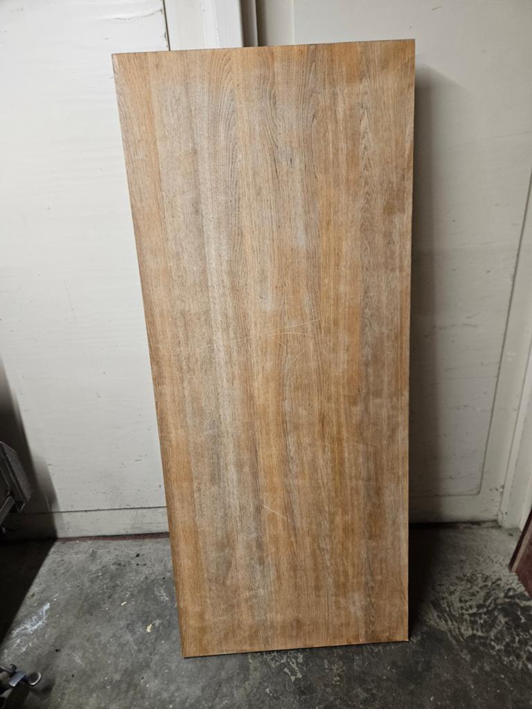 36mm plaat met eiken fineer, Doe-het-zelf en Verbouw, Platen en Panelen, Ophalen, Gebruikt, Overige materialen, 20 tot 50 mm