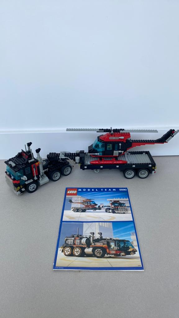 Lego 5590 Technic Model Team Truck Helikopter, Ophalen of Verzenden, Zo goed als nieuw
