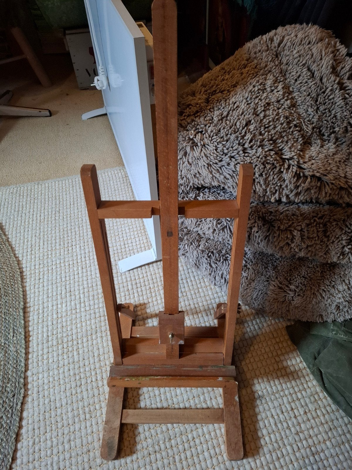Houten tafelmodel ezel voor schilderen of display, Ophalen of Verzenden, Gebruikt, Ezel