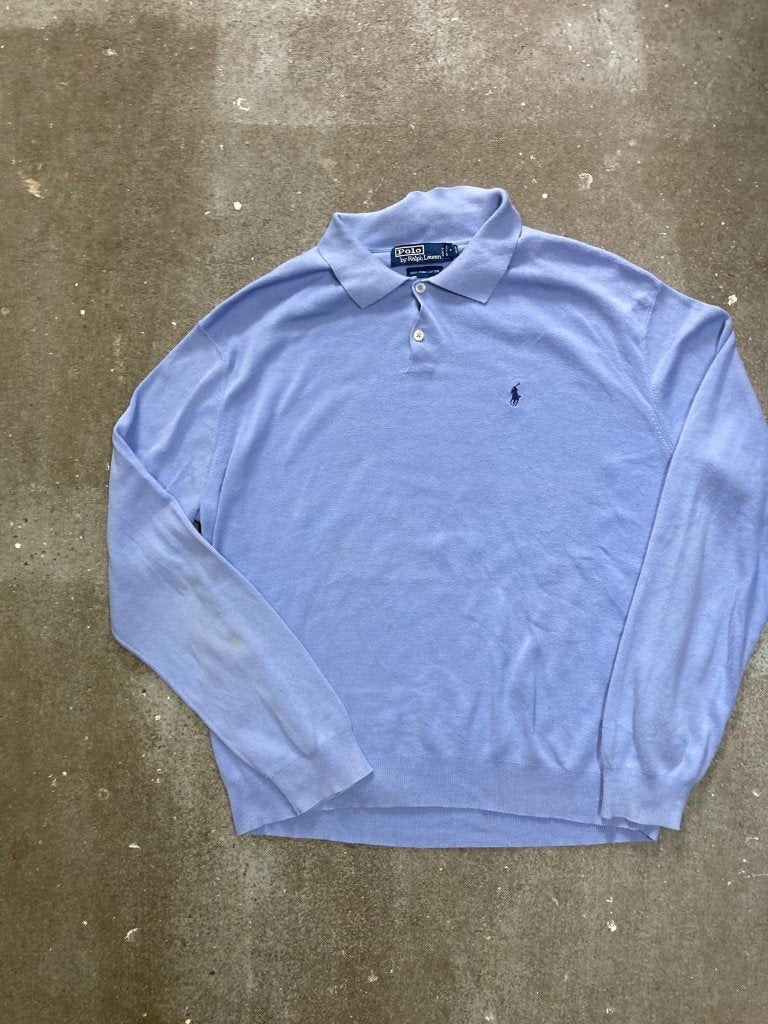 Polo Ralph Lauren Longsleeve Polo XL Lghtblue Polo Rugby, Kleding | Heren, Truien en Vesten, Blauw, Ralph Lauren, Maat 56/58 (XL)