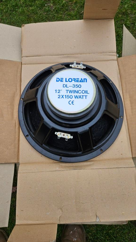 De Lorean DL-350 12" Twincoil Subwoofer 2x150 Watt, Overige merken, Subwoofer, Nieuw, Ophalen of Verzenden