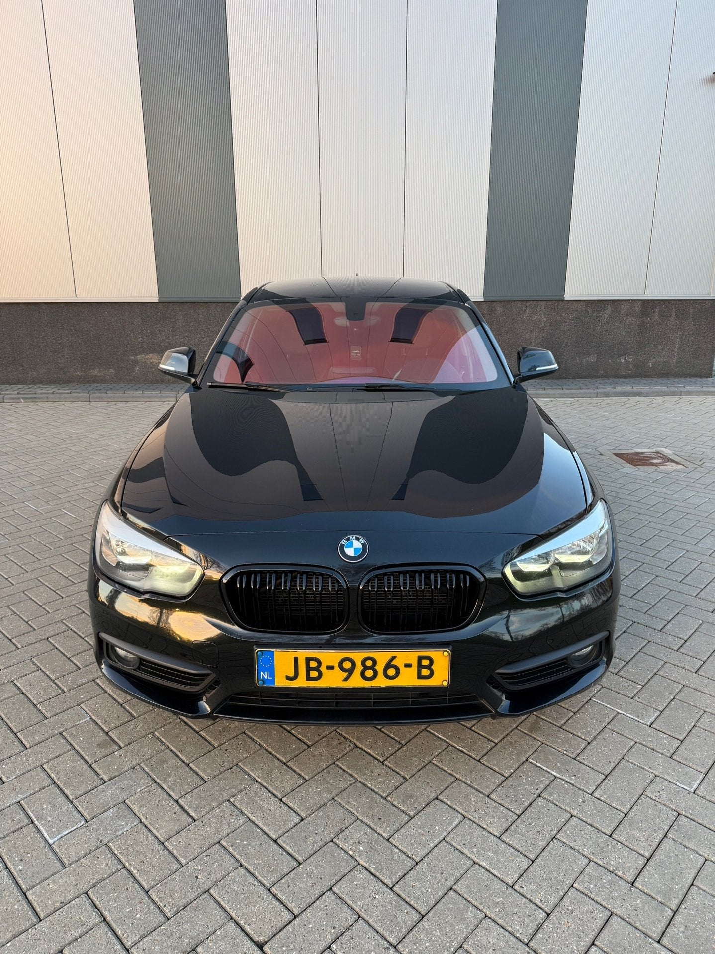 BMW 1-serie 118i Automaat 2016 | NAP | Lederen bekleding, Auto's, Dealer onderhouden, Gebruikt, Zwart, Bedrijf
