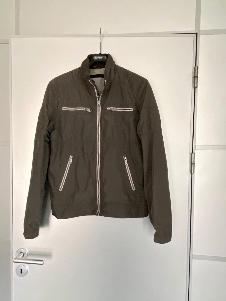 i229 Calvin Klein maat M=48/50 jasje jas jack regenjas wind, Maat 48/50 (M), Ophalen of Verzenden, Zo goed als nieuw, Grijs