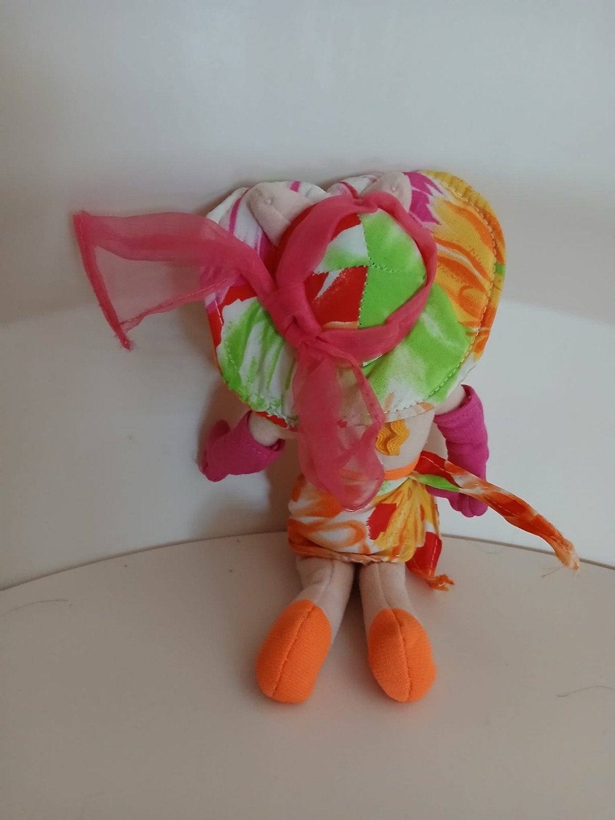 Vintage De Muppets Miss Piggy Pop Nanco Strand/Tropical., Ophalen of Verzenden, Gebruikt, Overige typen, Met kleding of accessoire