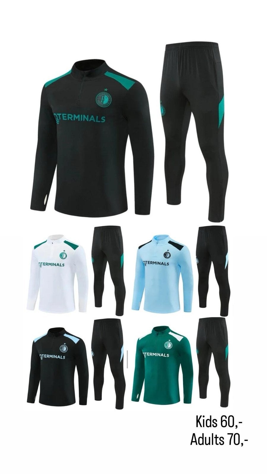 Feyenoord traingspak kinderen, Sport en Fitness, Maat XS of kleiner, Ophalen, Trainingspak