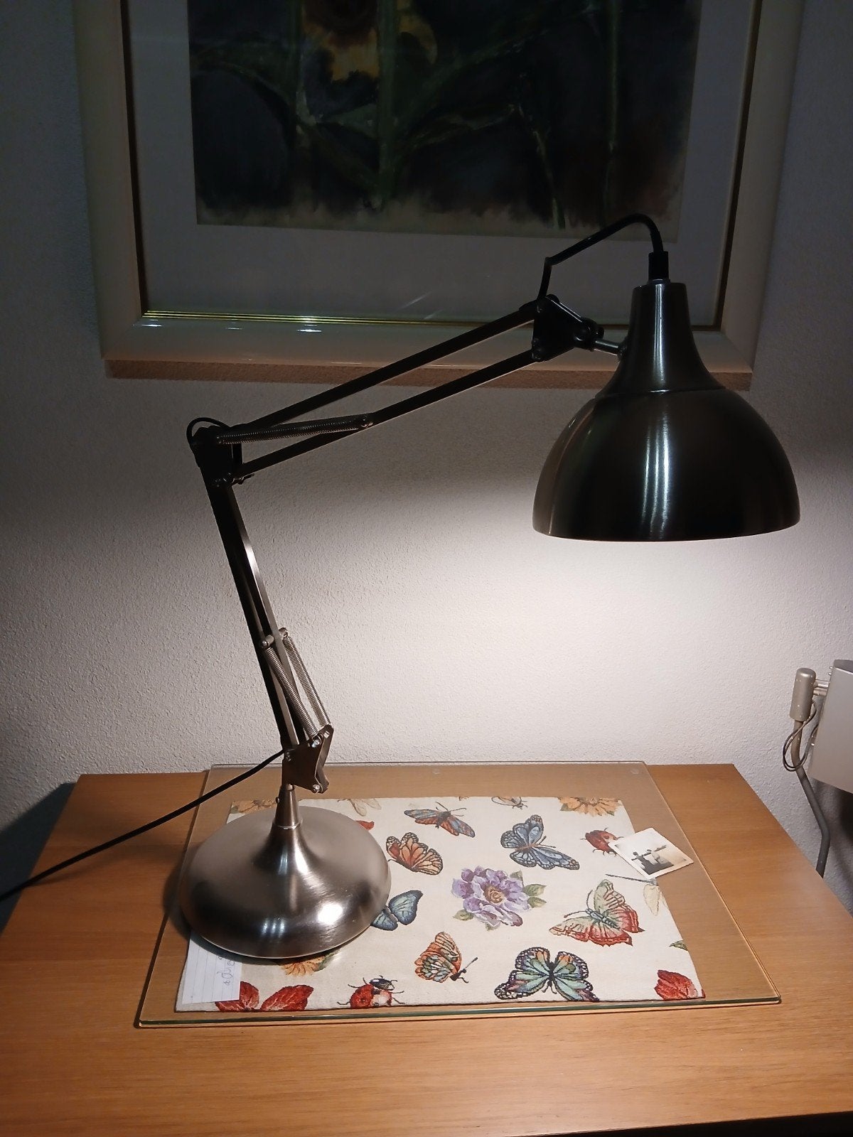 Bureau lees werklamp.model pixar rvs lamp en licht, Overige materialen, Overige merken, Zo goed als nieuw, Industrieel
