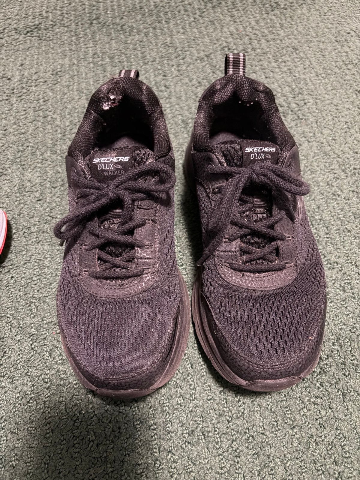 Skechers D'Lites Walker Zwarte Sneakers Maat 36.5, Ophalen of Verzenden, Gedragen, Zwart, Sneakers of Gympen