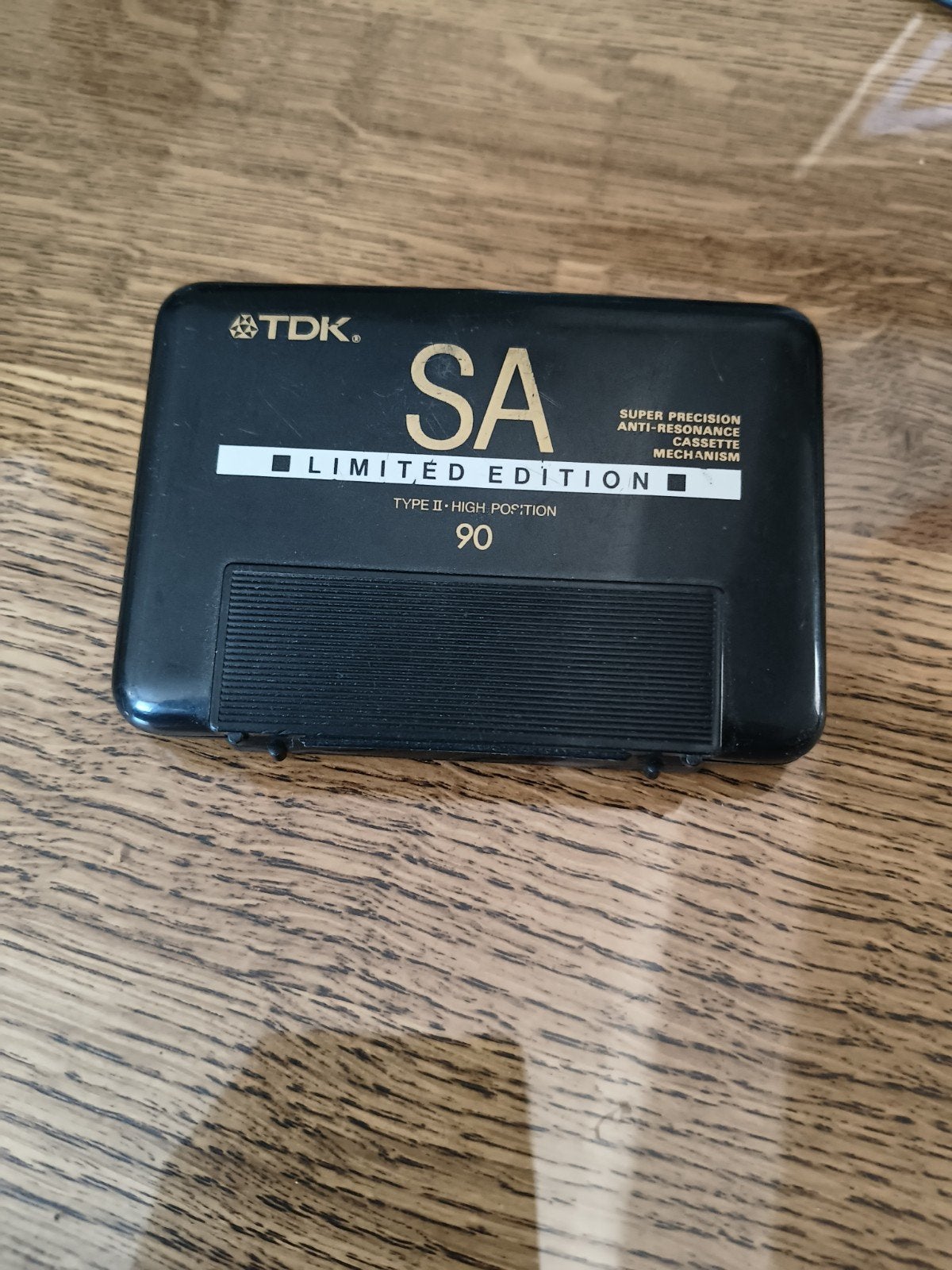 TDK SA Limited Edition 90 min cassettebandje, Ophalen, Overige genres, 1 bandje, Met bewaardoos, rek of koffer
