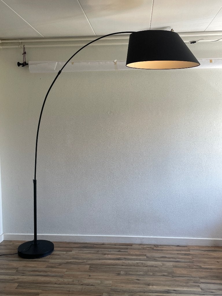 Zuiver Arc (ARCDesign) booglamp – zwart – design lamp, Ophalen, Gebruikt, Stof, Design / modern / minimalistisch / zwart / strak / tijdloos