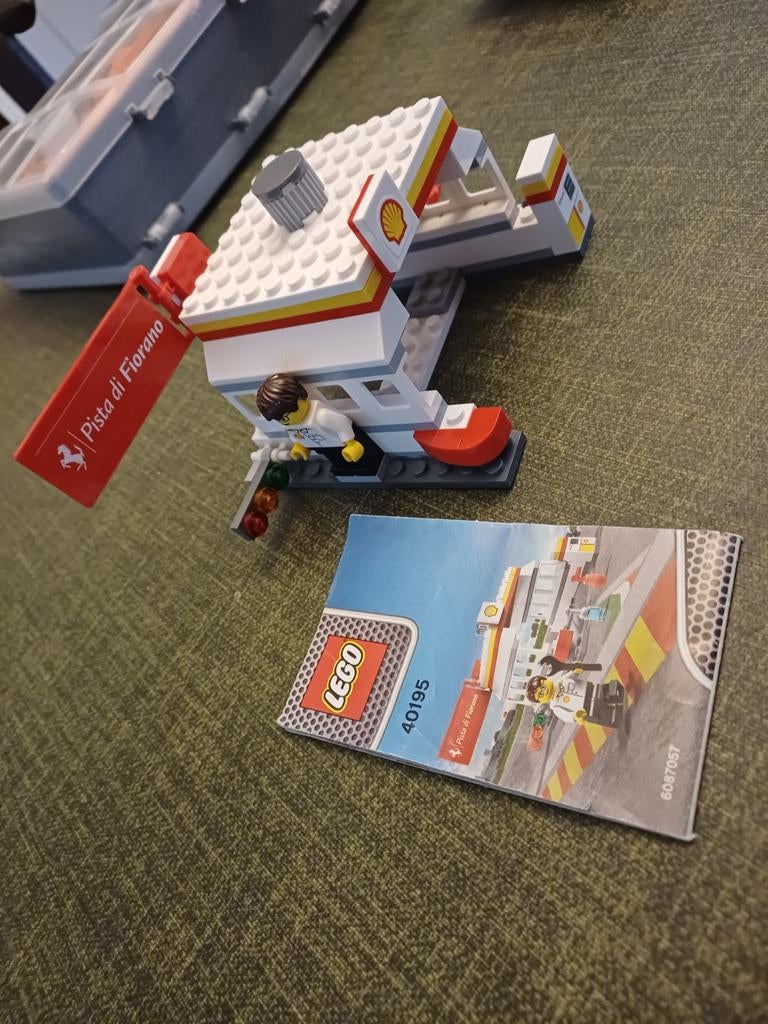 LEGO 40195 Shell Pista di Fiorano Ferrari tankstation, Compleet, Gebruikt, Overige thema's, Lego