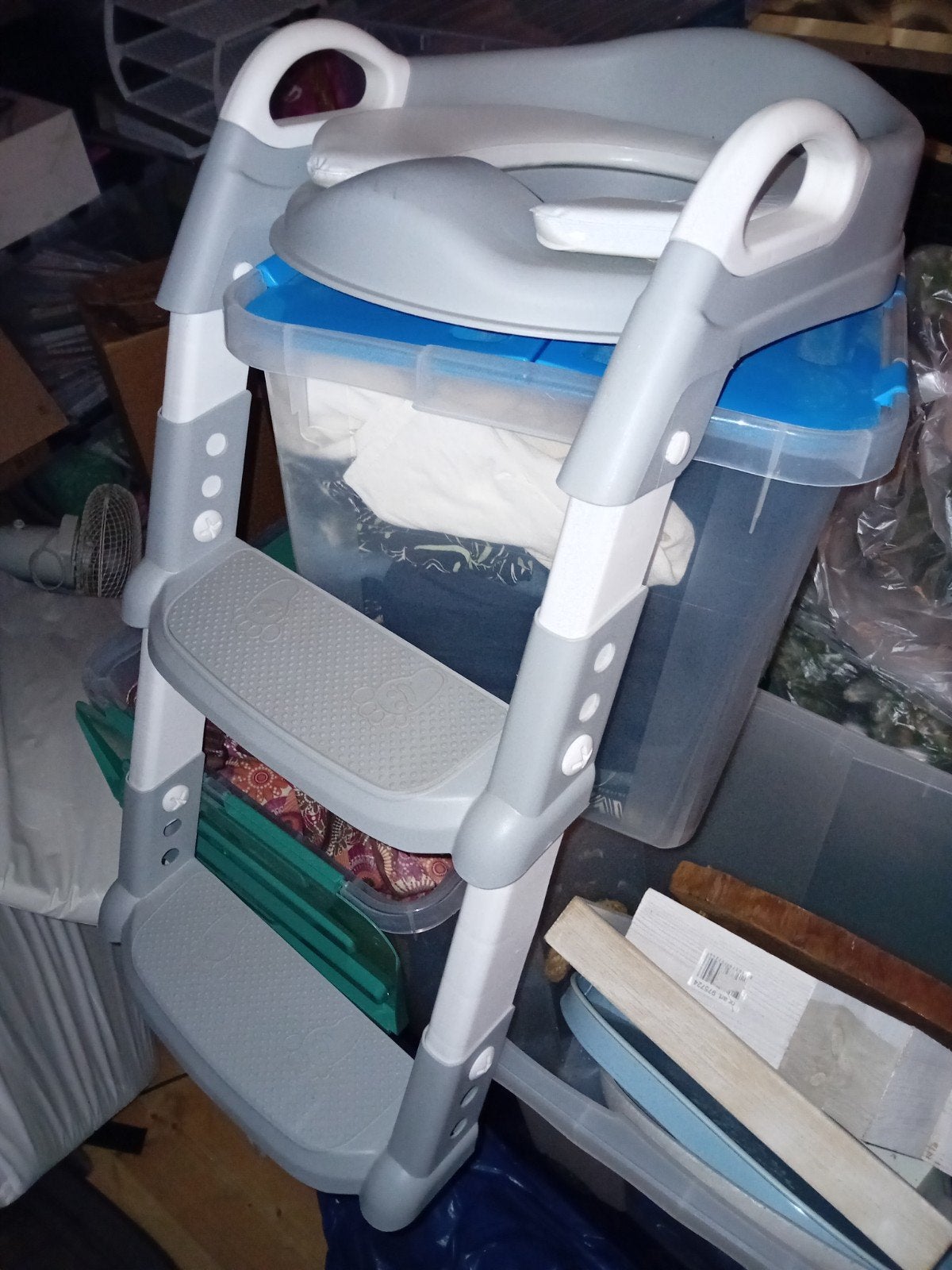 Kinder toilet trainer met trapje, Ophalen, Gebruikt