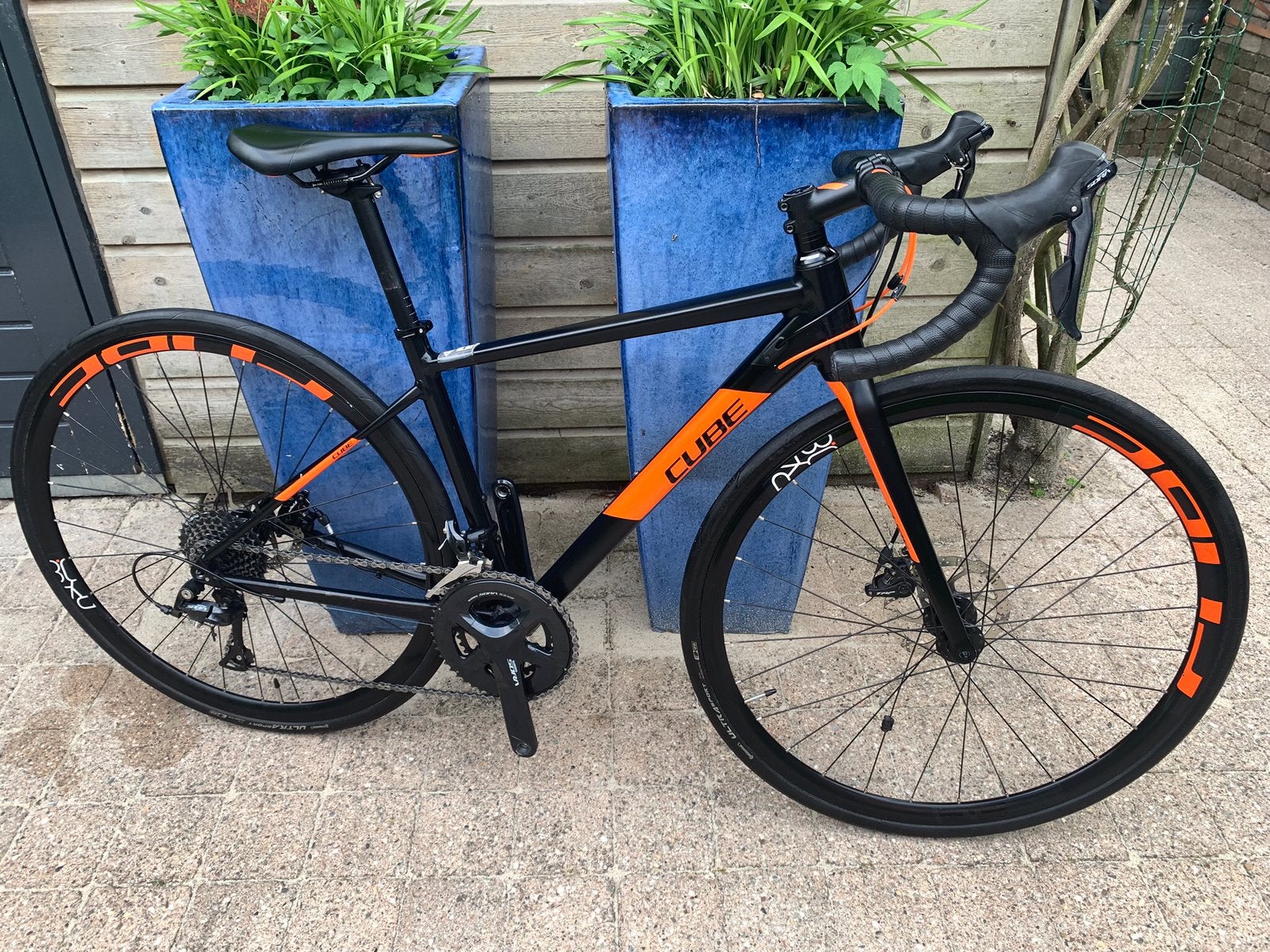Cube Attain pro zwart/oranje mt47 (jeugd) zgan - topfiets, Ophalen of Verzenden, Zo goed als nieuw, Meer dan 20 versnellingen