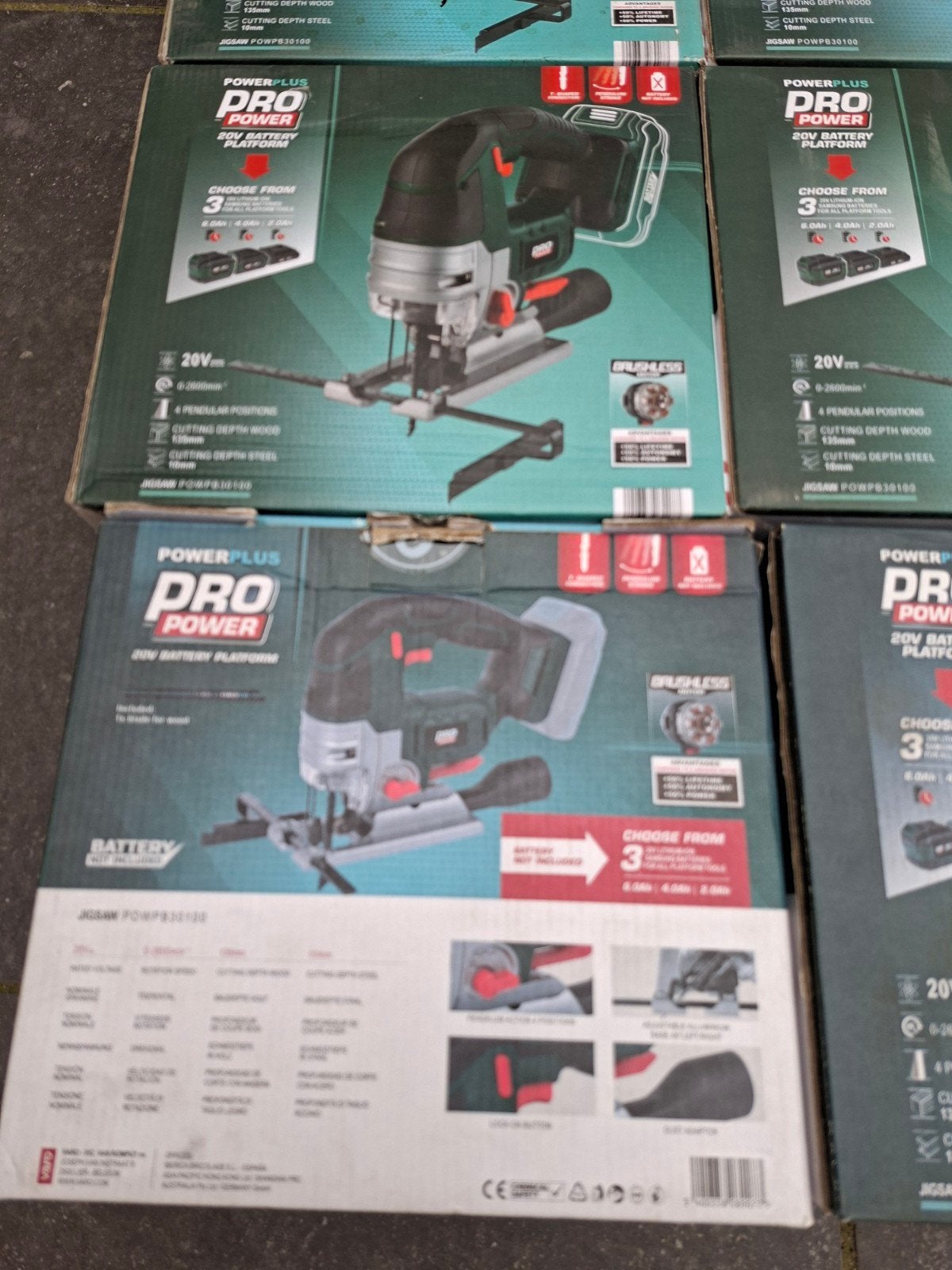Partij 17x Powerplus PRO decoupeerzaag nieuw in doos, Nieuw, Ophalen of Verzenden, Powerplus PRO, Minder dan 600 watt