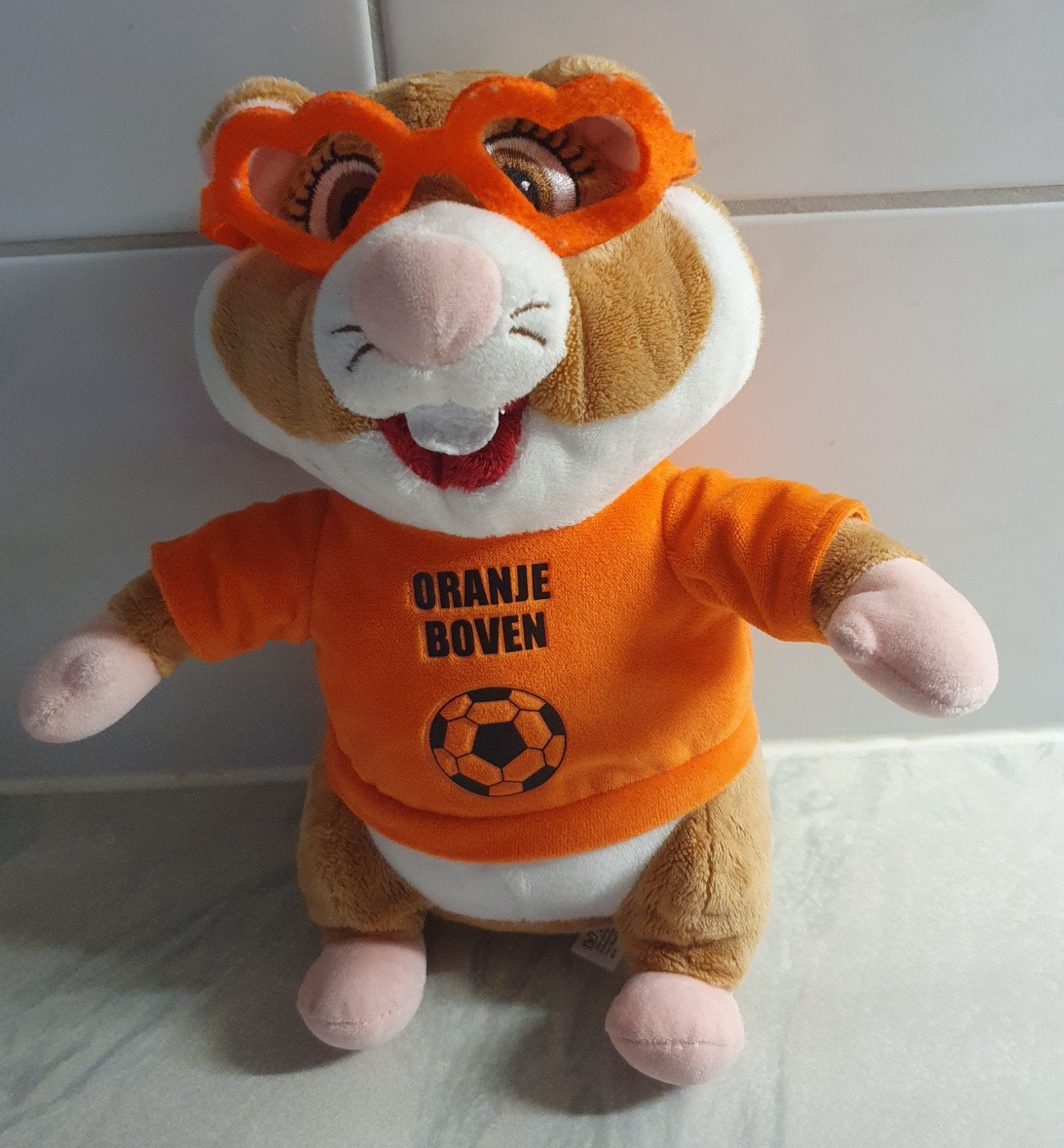 Hamster Albert Heijn,  oranje boven, oranje bril., Albert Heijn, Ophalen of Verzenden