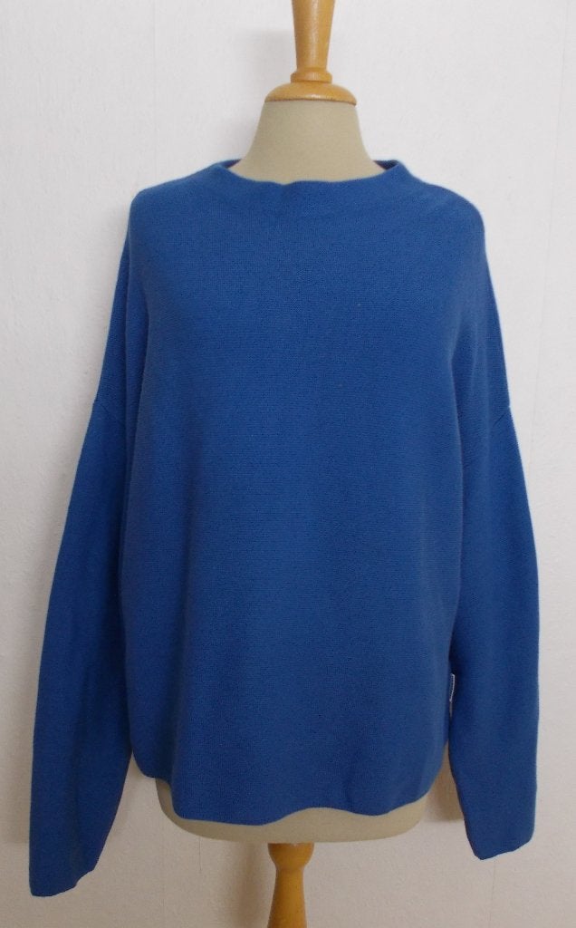 Leuke sportieve blauwe 100% katoen trui van Armedangels! M/L, Ophalen of Verzenden, Zo goed als nieuw, Maat 38/40 (M), Blauw