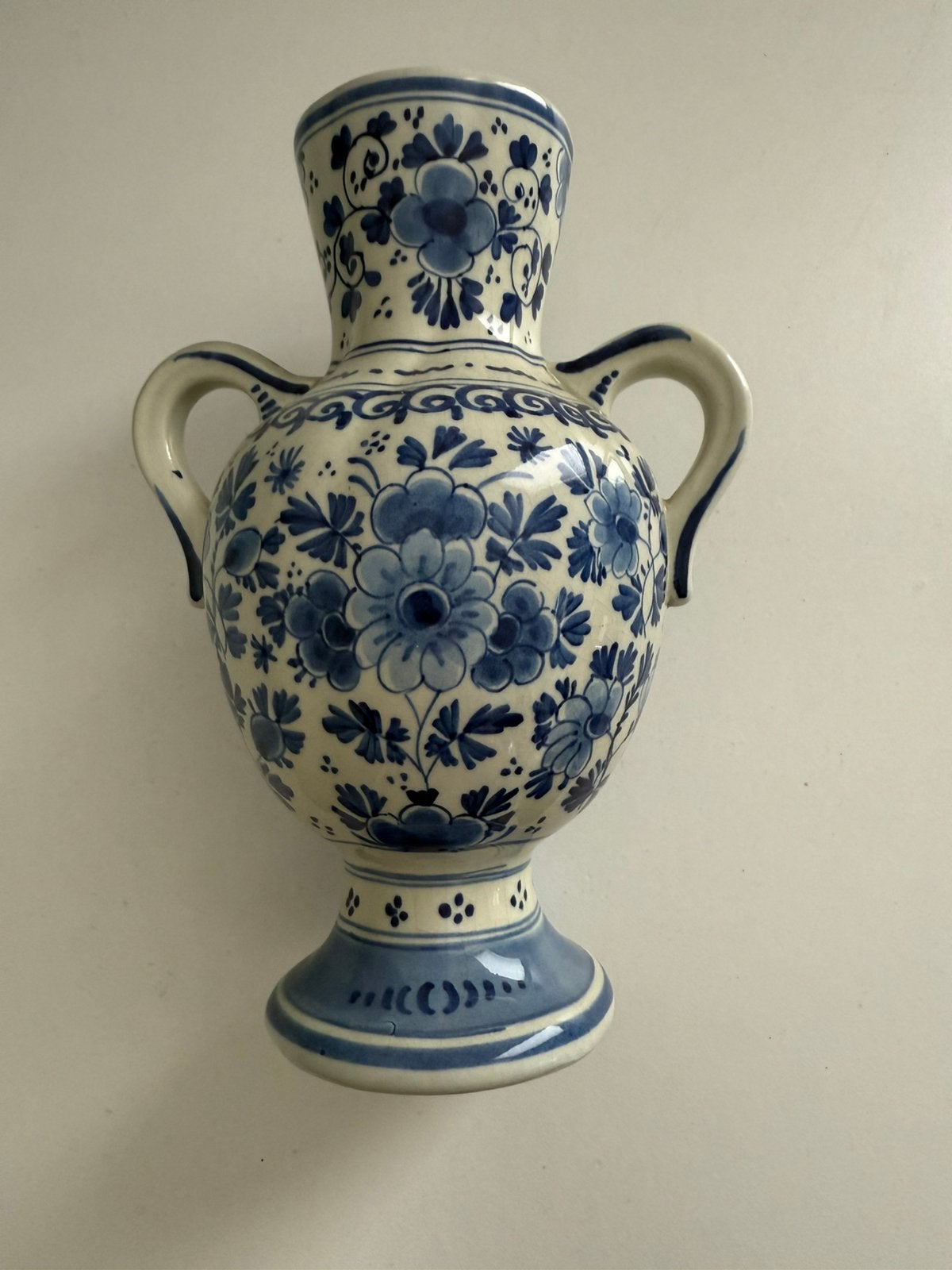 Delfts blauwe oorvaas, Antiek en Kunst, Ophalen of Verzenden