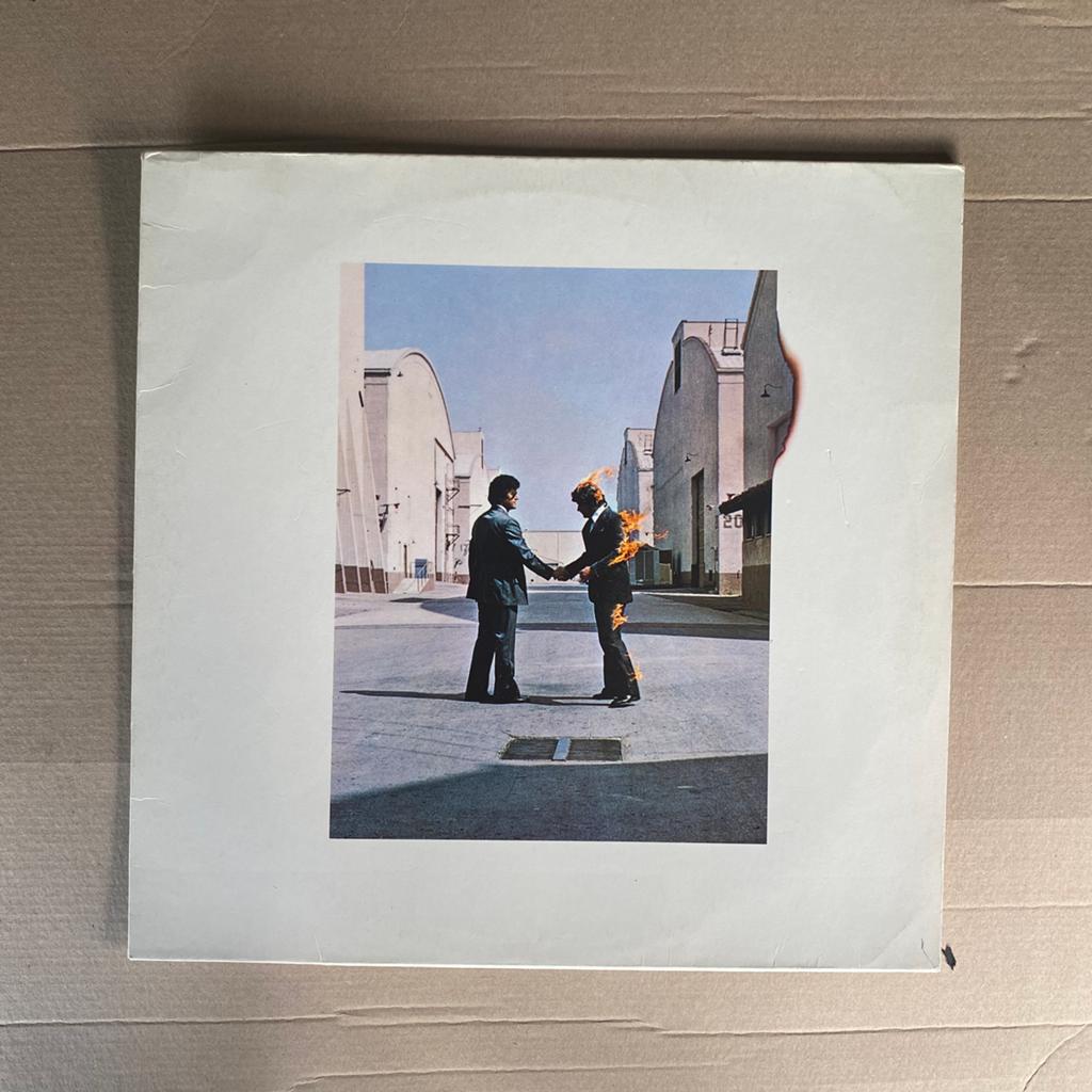 Lp - pink Floyd - wish you were here (origineel), Cd's en Dvd's, Vinyl | Rock, Ophalen of Verzenden, Gebruikt, 12 inch, Progressive