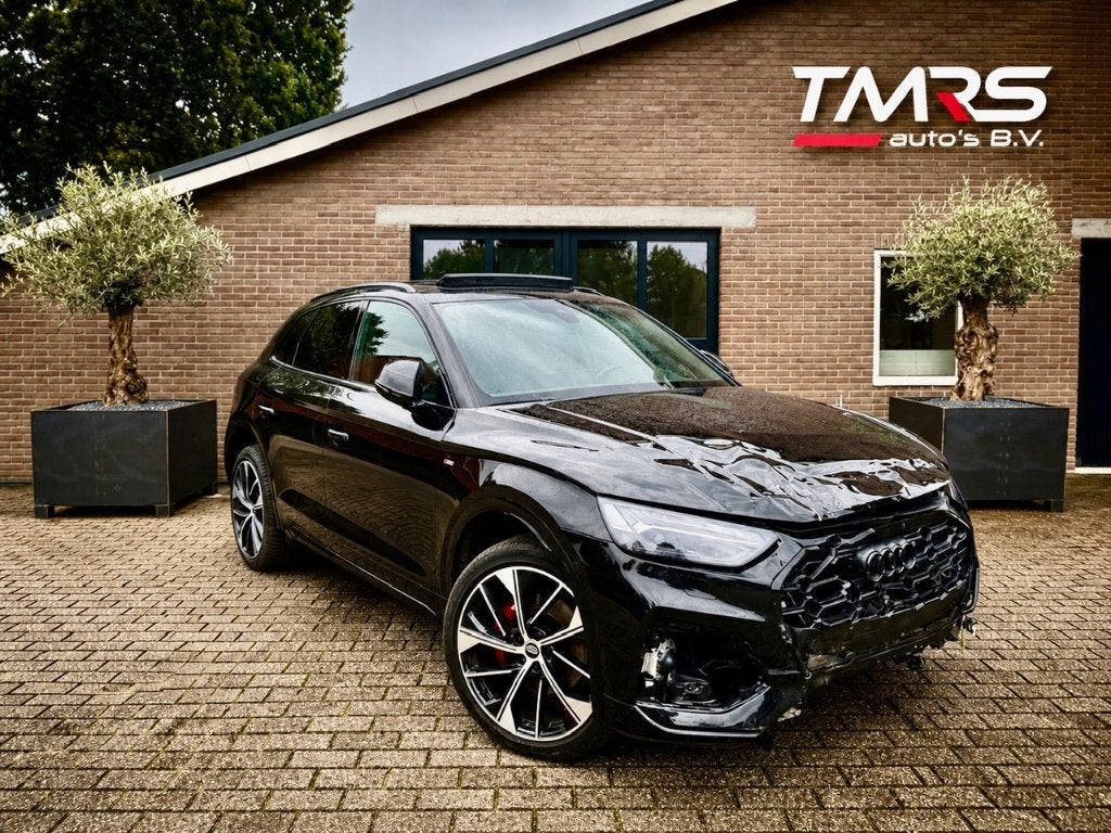 Q5 55 TFSI e Quattro S-line Competition PANO LUCHT B&O LEER, Zwart, Hybride Elektrisch/Benzine, Audi, SUV of Terreinwagen