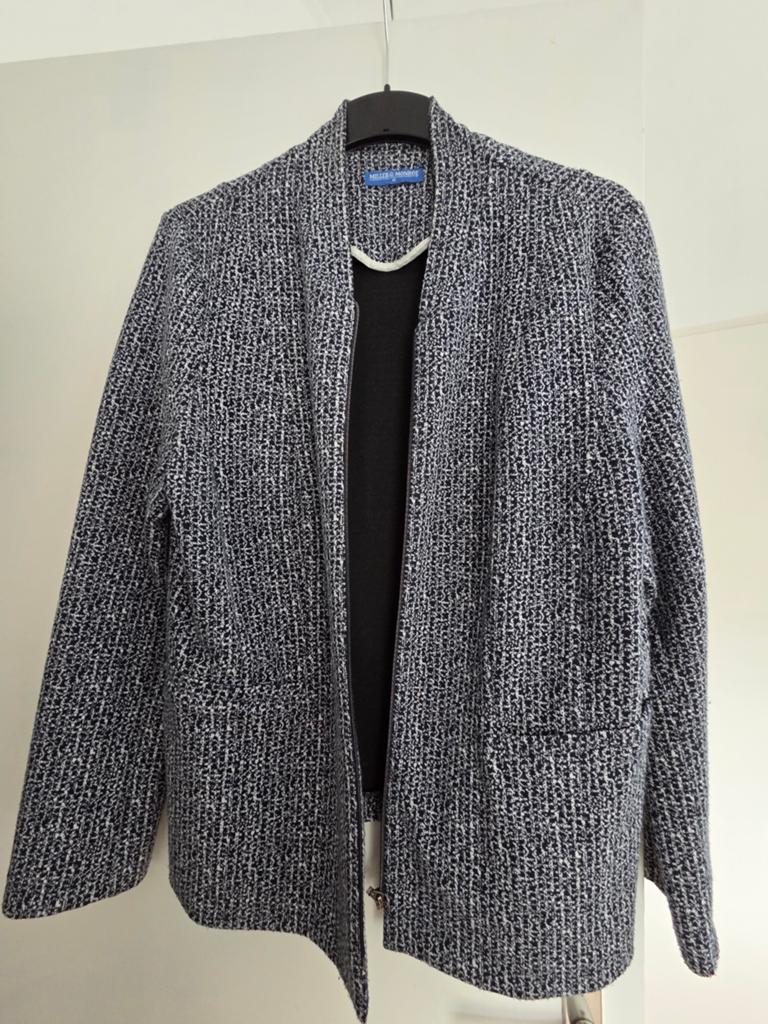 Dames jasje Miller en Monroe, Ophalen of Verzenden, Zo goed als nieuw, Maat 46/48 (XL) of groter, Blauw