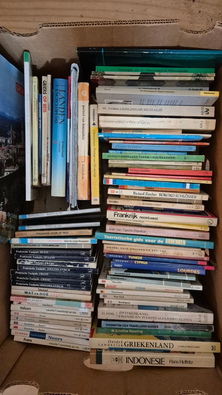 Reisgidsen en taalgidsen, ouderwets of nostalgie?, Boeken, Ophalen, Gelezen