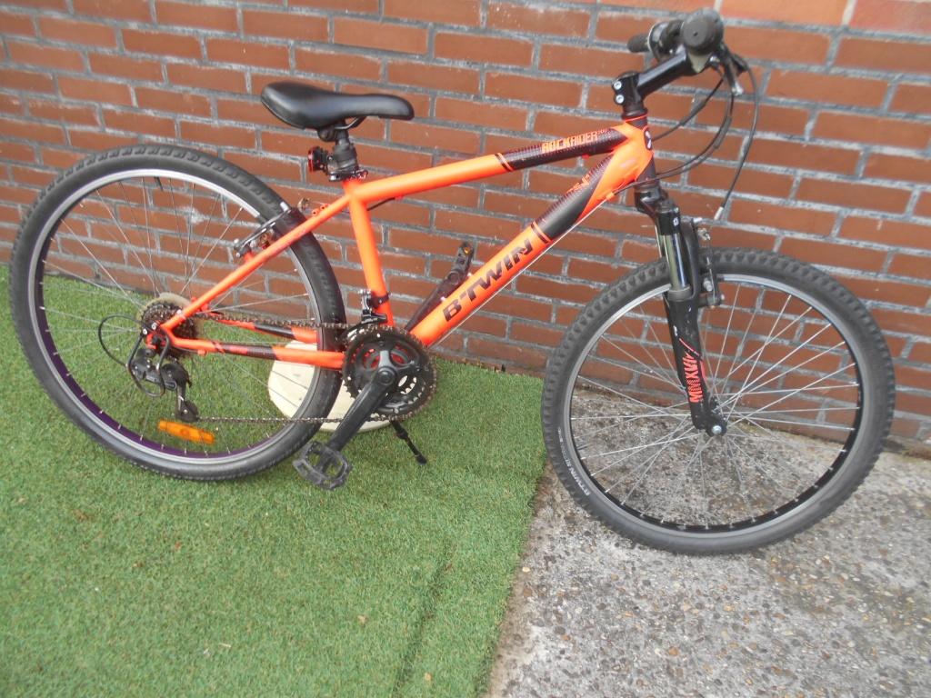 Rockrider B Twin 24 inch, Fietsen en Brommers, Fietsen | Mountainbikes en ATB, Minder dan 45 cm, Ophalen, Gebruikt, Overige merken