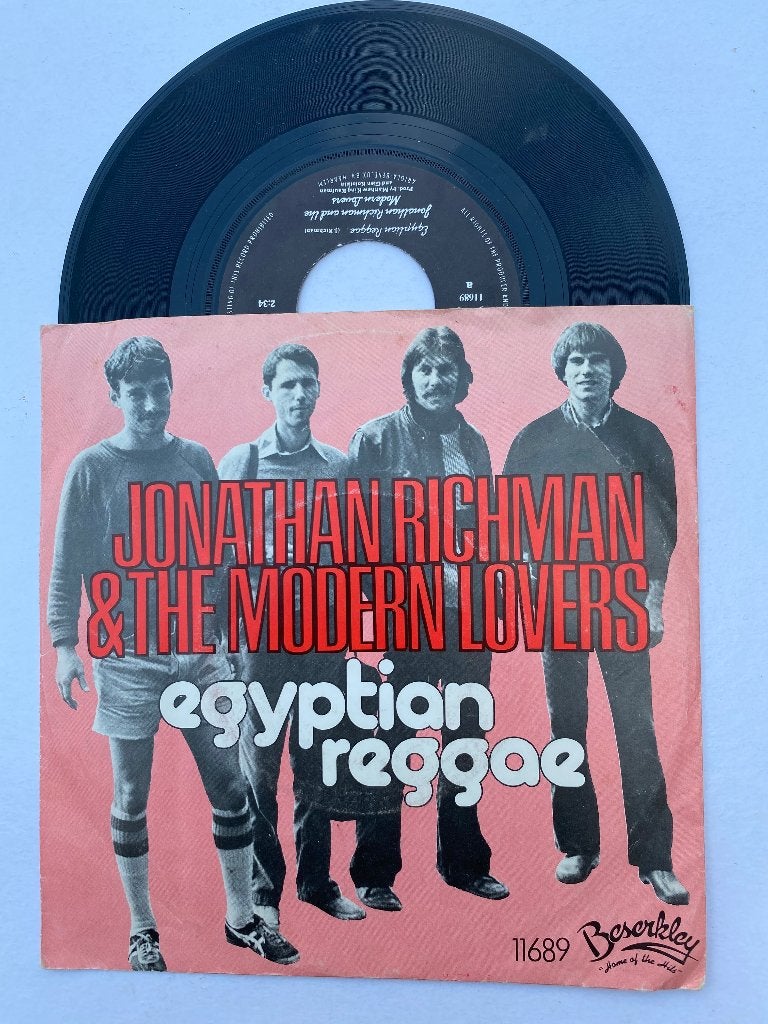 Jonathan Richman & The Modern Lovers – Egyptian Reggae, Pop, 7 inch, Zo goed als nieuw, Fotohoes