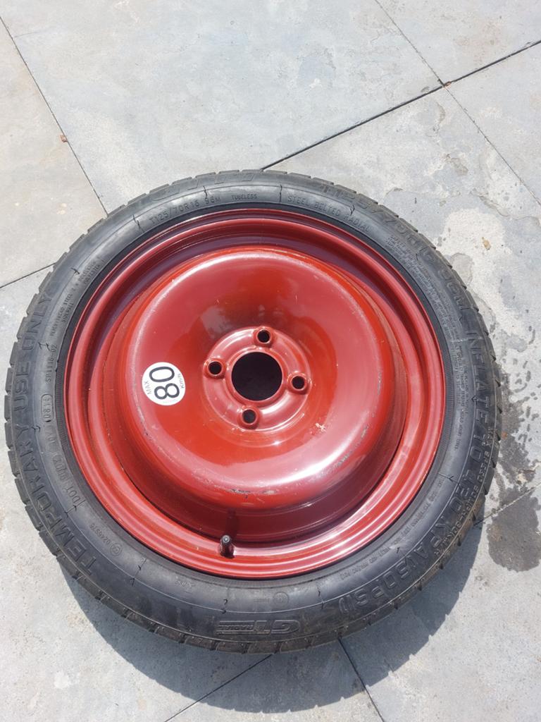 Reservewiel met band - 125/70  R16 99M, Auto-onderdelen, Banden en Velgen, Gebruikt, 16 inch, Banden en Velgen, Ophalen of Verzenden