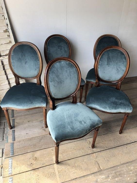 barok stoel eetkamerstoel medaillon landelijk queen ann, Verzenden, Nieuw, Overige kleuren, Vijf, Zes of meer stoelen